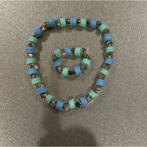 Glamorous blue green